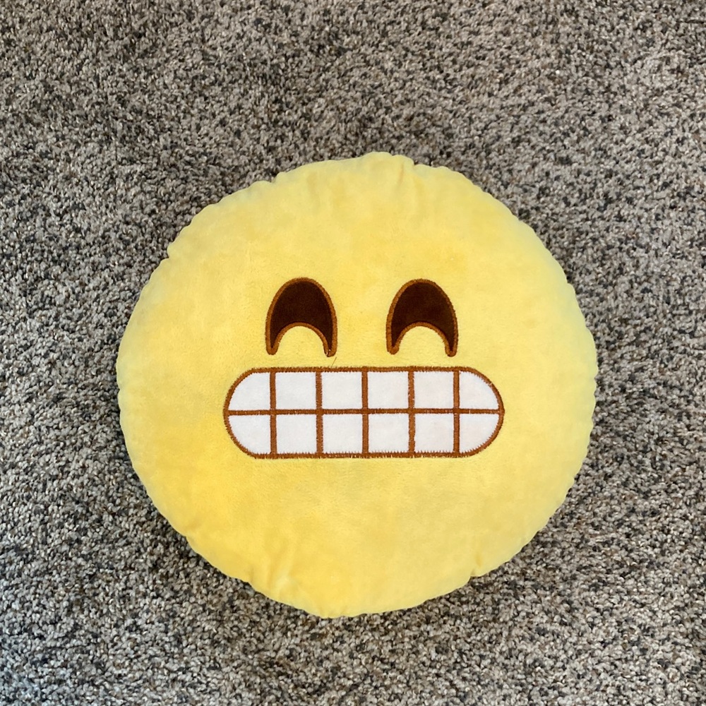Yellow Emoji Pillow